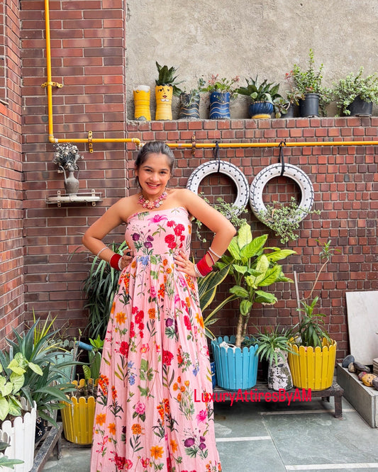 Floral Tube Maxi With Pockets